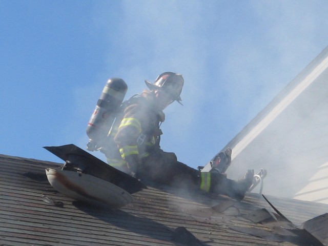 Live fire training on Dowlin Forge Road 2005.